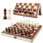 Oocome échiquier jeu d'échecs en bois pour adulte