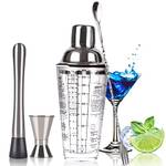 Panshun kit shaker à cocktail en verre